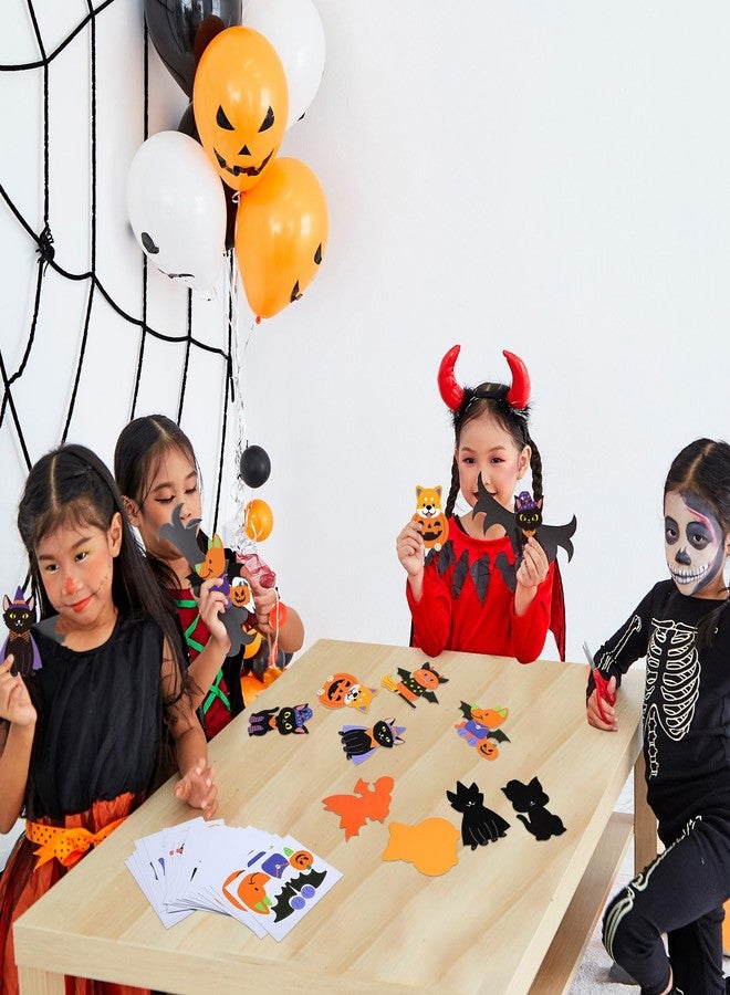 Copkim 30 Sets Halloween Craft Kit for Kids DIY Halloween Pets Magnet Craft Make Your Own Pet Decorations for Kindergarten Preschool Fun Classroom Home Activity Party Supplies - Image 4
